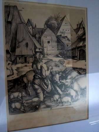 WOW!! RARE 19th CENTURY ALBRECHT DURER ENGRAVING 240 X 190mm WOW!!