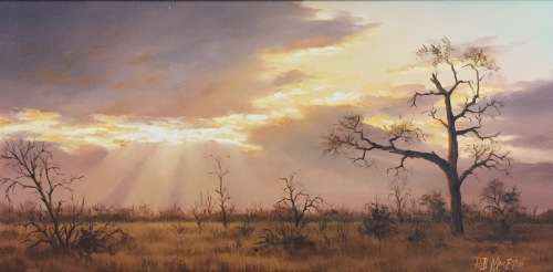 Truely stunning Rob MacIntosh original oil painting (60.5 x 30.5 cm). Low start