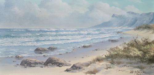 Wonderful Rob MacIntosh original oil painting (60.5 x 30.5 cm). Great investment art.