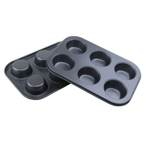 Non Stick Coating Muffin Trays 6 hole 26X18X6.5CM