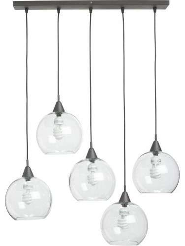 5 Ball Chandelier