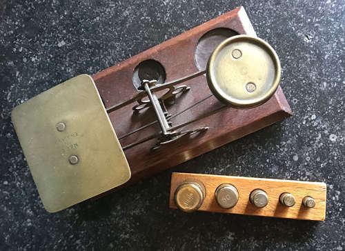 Vintage Scale with Set of weights