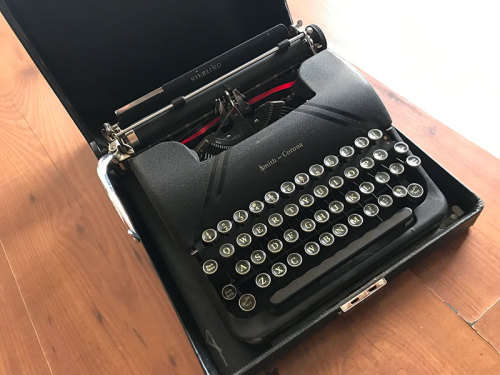 Antique Smith Corona Sterling Typewriter