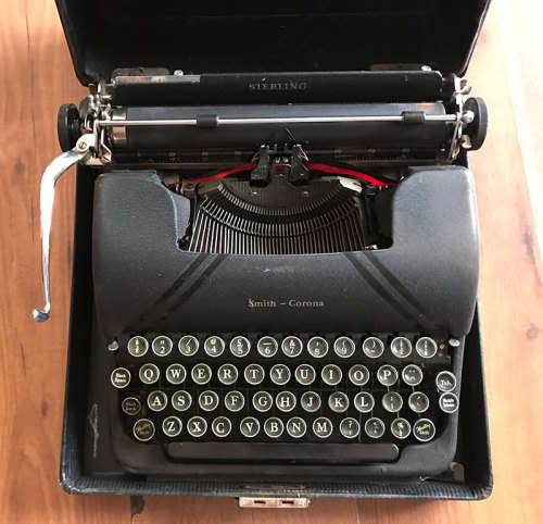 Antique Smith Corona Sterling Typewriter