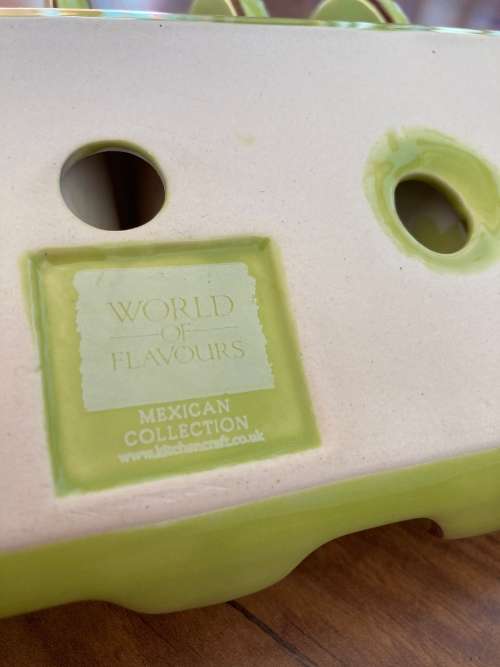 Set Of Kitchen Craft World of Flavours Mexican Ceramic Taco Holder