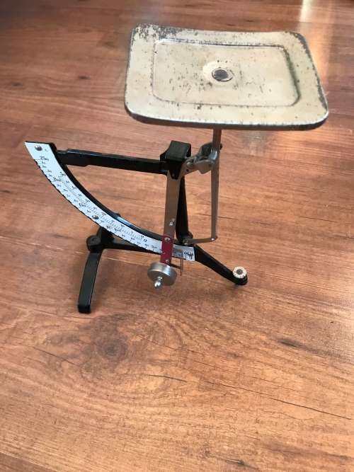 Vintage Letter Scale Table Postal Balance Pendulum Scale
