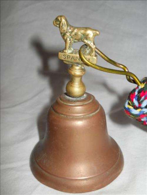 Brass anc copper Dog Bell (Inscirbed Spanish)