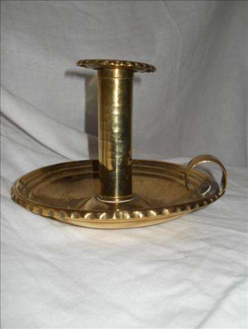 19th Century Brass Victorian Candlestick for CdeV