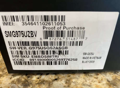 brand new Samsung Galaxy S10+