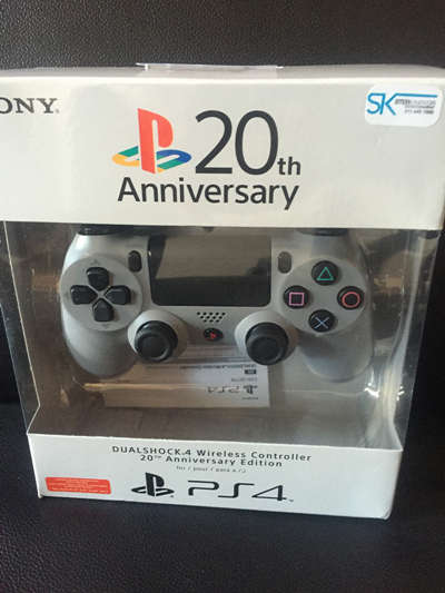 Limited Edition PS4 DualShock 20 years anniversary remote!