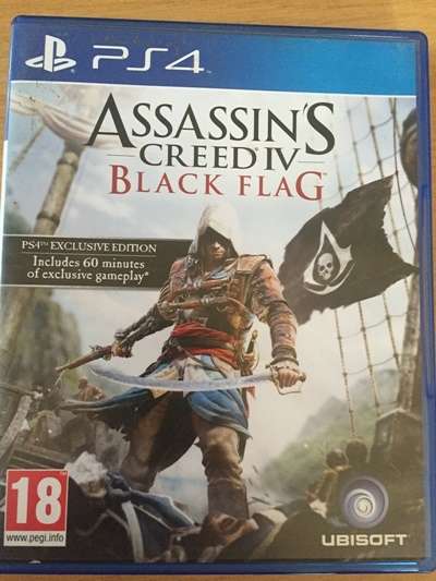 PS4 Assasins Black Flag (Opened in excellent like new condition, not a scratch)
