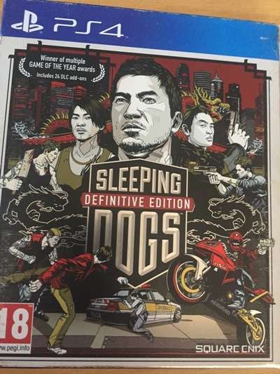PS4 Sleeping Dogs (Opened in excellent like new condition, not a scratch)
