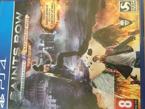 PS4 Saints Row  (Opened in excellent like new condition, not a scratch)
