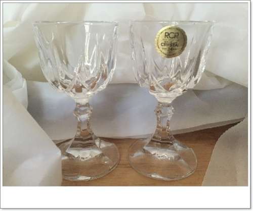 2 Vintage Crystal Shooter / Sherrie RCR with original stamp