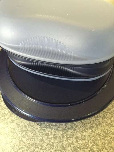 TUPPERWARE originals. Cake and muffin holders