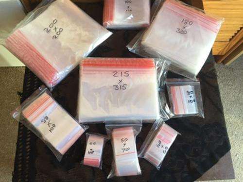BULK Ziplock bags 25x25 (beads coins) 100x110 (bank bag) + free