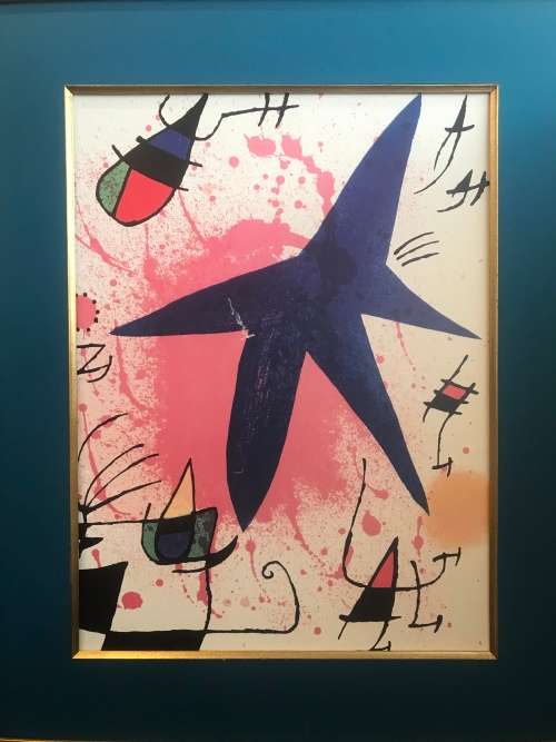 After - Joan Miro - Blue Star Print