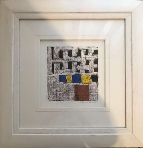 Hannes Harrs - signed, limited edition collagraph on paper
