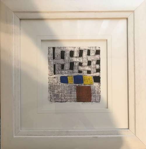 Hannes Harrs - signed, limited edition collagraph on paper