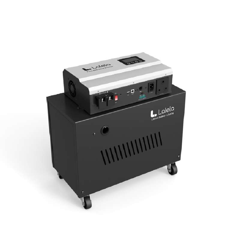 Lalela Lithium Ion Inverter Trolley Pure Sinewave 1KVA LiFePo4 - LOL-600L Loadshedding power station