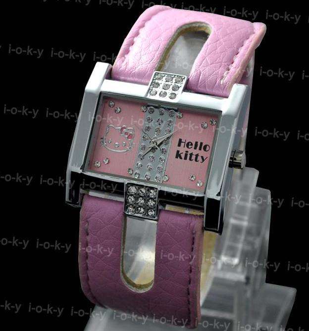 LOVELY PINK HELLO KITTY WOMAN/TEENAGE GIRL'S WATCH