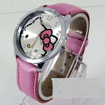 LOVELY PINK HELLO KITTY WOMAN/TEENAGE GIRL'S WATCH