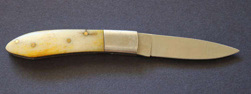 bone handles dakota pocket knife liner lock