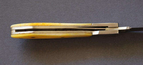 bone handles dakota pocket knife liner lock