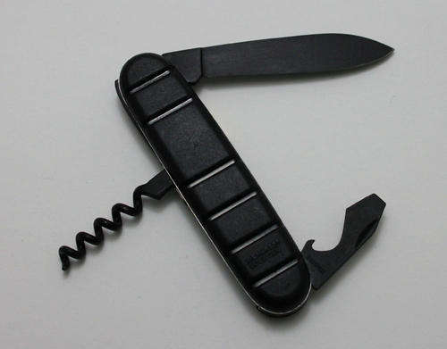 Solingen Richartz germany knife pocket black blades