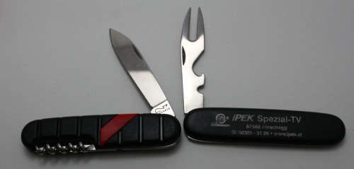 Solingen Richartz germany knife pocket black blades