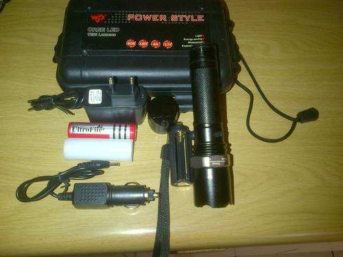 1200Lm POWER STYLE LED Rechargeable Torch Kit - SHOCKPROOF - Zoom & SOS! BRIGHT!