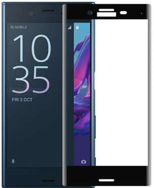 Sony Xperia X Compact  3D Curved Tempered Glass - Black ***Local Stock***