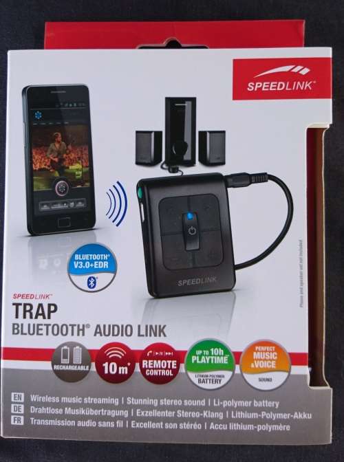 Bluetooth audio receiver with mic ***FREE SHIPPING*** SPEEDLINK