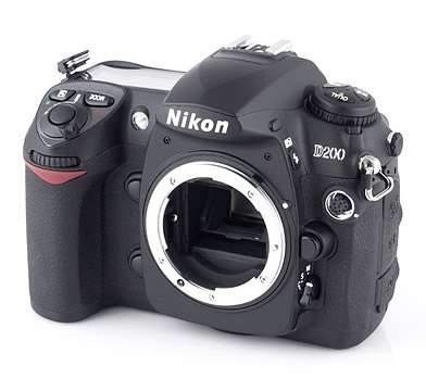NIKON D200 SLR DIGITAL CAMERA body INCL camera bag & accessories