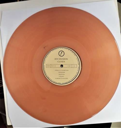 Joy Division - Closer - FACT. 25 - Peach vinyl - Near Mint (Brazilian Press)