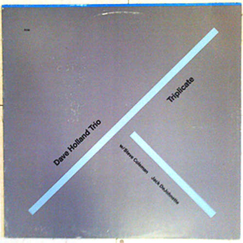 DAVE HOLLAND TRIO - TRIPLICATE - 1988 - JAZZ - NM / EXC+ - LP/VINYL - German Pressing