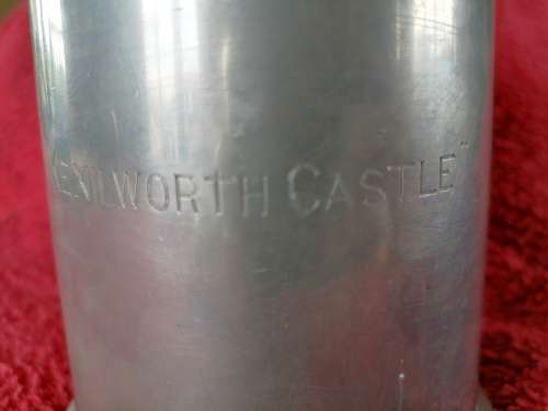 Pewter beer tankard