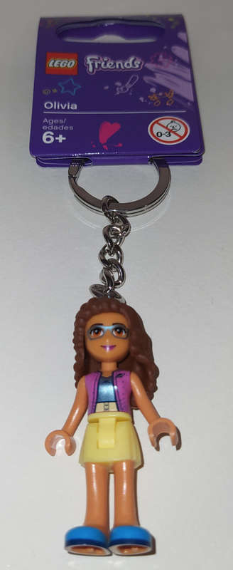 **NEW** Lego Friends - Olivia Keyring (853883) - Retired Item