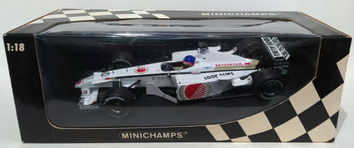 **RARE & AS NEW** 1/18 Minichamps BAR Honda 03 - Jacques Villeneuve
