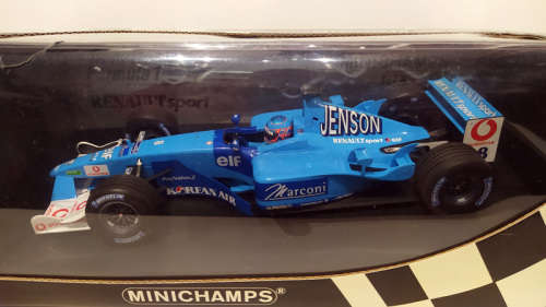 **RARE & AS NEW** 1/18 Minichamps Benetton Renault Sport B201 - Jenson Button