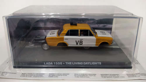 **NEW/SEALED**007 James Bond Collection** 1/43 (UH) #26 Lada 1500 Police Car - The Living Daylights
