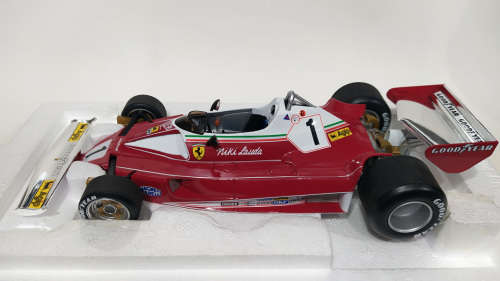 **EXTREMELY RARE & AS NEW** 1/18 Hot Wheels Elite F1 Ferrari 312 T2 - Niki Lauda #1 - Monaco GP 1976