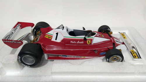 **EXTREMELY RARE & AS NEW** 1/18 Hot Wheels Elite F1 Ferrari 312 T2 - Niki Lauda #1 - Monaco GP 1976