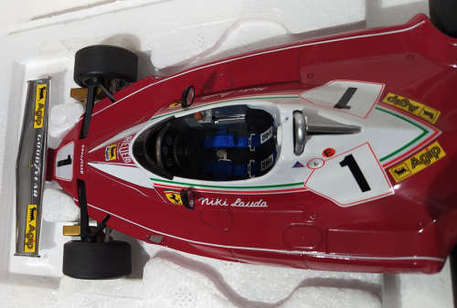 **EXTREMELY RARE & AS NEW** 1/18 Hot Wheels Elite F1 Ferrari 312 T2 - Niki Lauda #1 - Monaco GP 1976