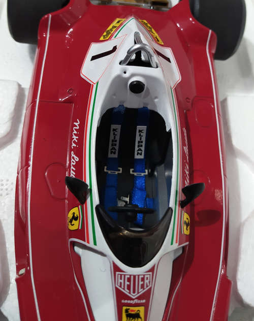 **EXTREMELY RARE & AS NEW** 1/18 Hot Wheels Elite F1 Ferrari 312 T2 - Niki Lauda #1 - Monaco GP 1976