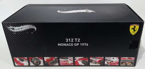 **EXTREMELY RARE & AS NEW** 1/18 Hot Wheels Elite F1 Ferrari 312 T2 - Niki Lauda #1 - Monaco GP 1976