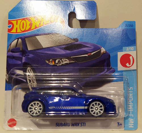 **NEW/SEALED** Hot Wheels 1/64 HW J-Imports Series 2/10 - Subaru WRX STi - Carded