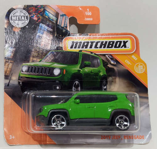 **NEW/SEALED** 1/64 Matchbox - 2019 Jeep Renegade #1/100 - Carded