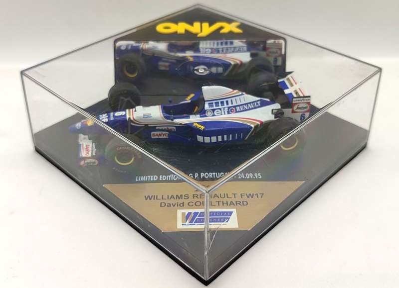 **USED** 1/43 ONYX Williams Renault FW17 David Coulthard #6
