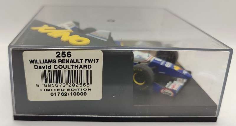 **USED** 1/43 ONYX Williams Renault FW17 David Coulthard #6